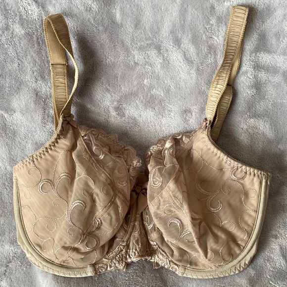 Fit Fully Yours Joyce See-Thru Lace bra in caffe color size 32I - Picture 2 of 6